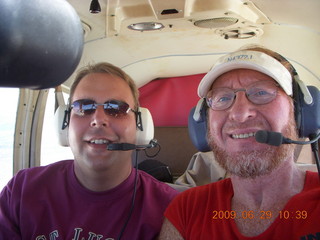 Markus and Adam flying in N4372J