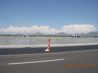 24 6wv. clouds building up over McDowell Mountains