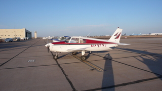 Markus's photo - aerial - Adam flying N4372J - in-flight photo at meteor crater