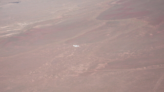 Markus's photo - meteor crater and N4372J in-flight photo