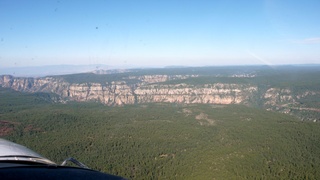 Markus's photo - meteor crater and N4372J in-flight photo