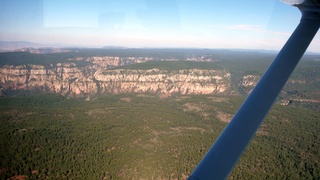 Markus's photo - meteor crater and N4372J in-flight photo