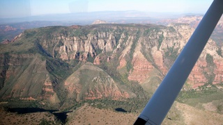 Markus's photo - meteor crater and N4372J in-flight photo