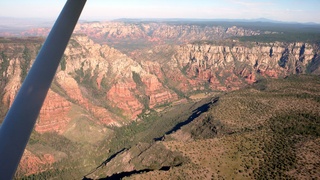 Markus's photo - meteor crater and N4372J in-flight photo