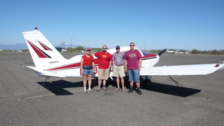 120 6ww. Markus's photo - Adam, Bernhard, Ken, Markus, and N4372J at Sedona Airport (SEZ)