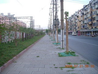 China eclipse - Shanghai morning run