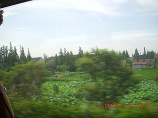 China eclipse - train to Hangzhou