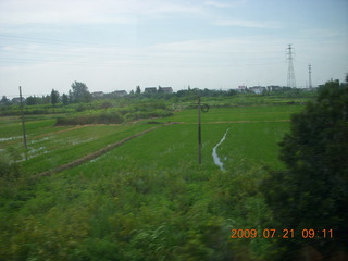 China eclipse - train to Hangzhou