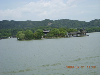 China eclipse - West Lake boat ride