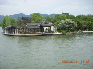 China eclipse - West Lake boat ride