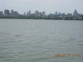 China eclipse - West Lake boat ride