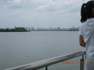 China eclipse - West Lake boat ride