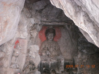 China eclipse - West Lake - Lingyin Buddhist sculptures and temples