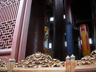 China eclipse - West Lake - Lingyin Buddhist sculptures and temples