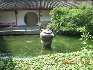 China eclipse - West Lake - Lingyin Buddhist sculptures and temples sign