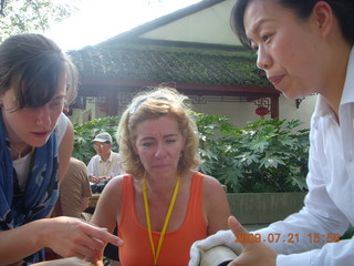 China eclipse - West Lake - tea plantation