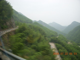 China eclipse - drive to Anji