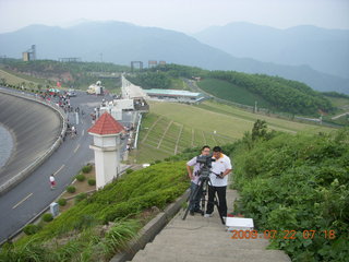 China eclipse - Anji eclipse site - Fred and Tony