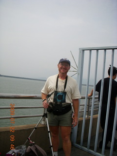 China eclipse - Anji eclipse site - Adam after eclipse