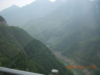 China eclipse - driving down from Anji