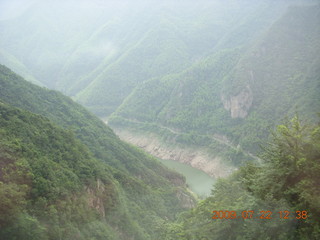 China eclipse - driving down from Anji