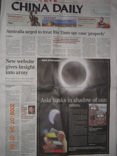 85 6xq. China eclipse - eclipse article in China Daily
