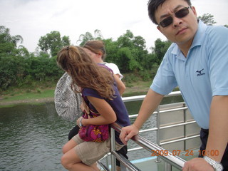 China eclipse - Li River  boat tour - Ling