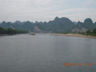 China eclipse - Li River  boat tour