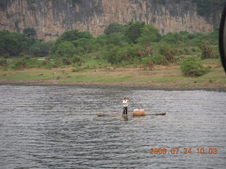 China eclipse - Li River  boat tour - Adam