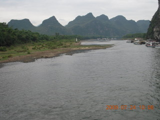 China eclipse - Li River  boat tour