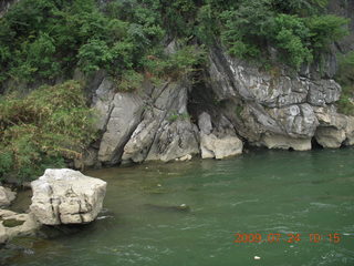 151 6xq. China eclipse - Li River  boat tour