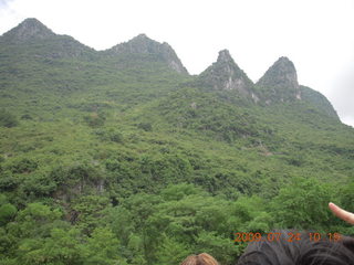 China eclipse - Li River  boat tour