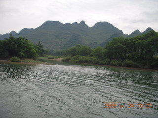 167 6xq. China eclipse - Li River  boat tour