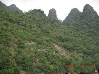 169 6xq. China eclipse - Li River  boat tour