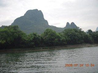 170 6xq. China eclipse - Li River  boat tour