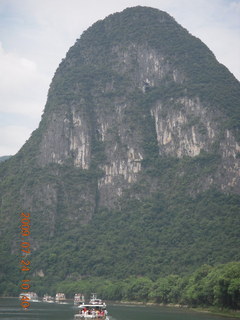 China eclipse - Li River  boat tour