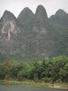 China eclipse - Li River  boat tour