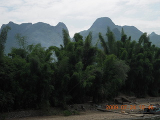 217 6xq. China eclipse - Li River  boat tour