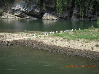 238 6xq. China eclipse - Li River  boat tour