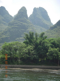 China eclipse - Li River  boat tour