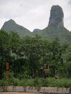 261 6xq. China eclipse - Li River  boat tour