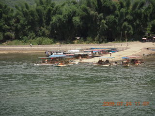 China eclipse - Li River  boat tour