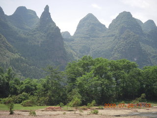 288 6xq. China eclipse - Li River  boat tour