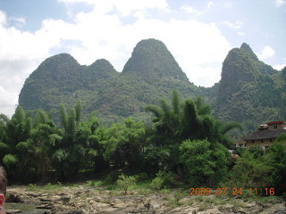 China eclipse - Li River  boat tour