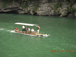 China eclipse - Li River  boat tour