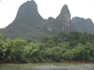 China eclipse - Li River  boat tour