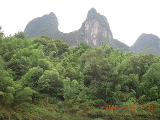 321 6xq. China eclipse - Li River  boat tour