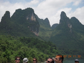 325 6xq. China eclipse - Li River  boat tour