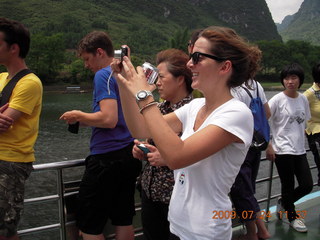 China eclipse - Li River  boat tour