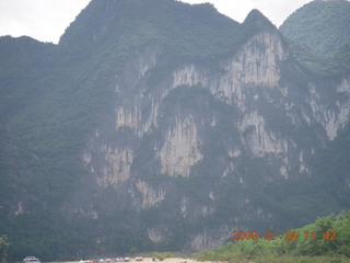 354 6xq. China eclipse - Li River  boat tour